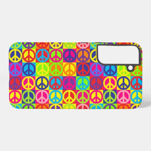 Pop Peace Samsung Galaxy Hülle (Rückseite (Horizontal))