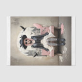 Pop Pink Lady of Ravens Seidenpapier (Vorderseite)