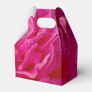 Pop Pink Peony-GASTGESCHENK BOX, Gable Box Stil Geschenkschachtel