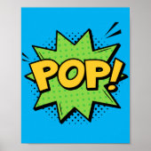 Pop! Pop Art Comic Burst Poster (Vorne)