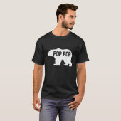 Pop Pop Bear Silhouette T-Shirt (Vorne ganz)