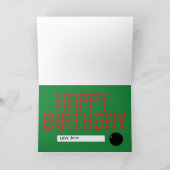 POP POP BIRTHDAY CARD für Großvater Karte (Innenseite)