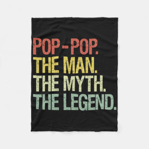 Pop-Pop Der Mann der Mythos Die Legende Väter gebe Fleecedecke