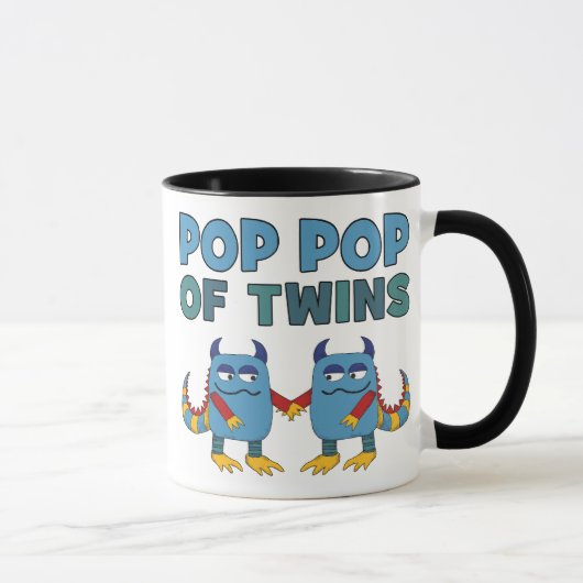 Pop-Pop der Zwillinge Tasse (Rechts)