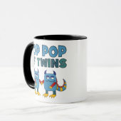 Pop-Pop der Zwillinge Tasse (Vorderseite Links)