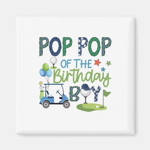 Pop Pop des Geburtstagsjungen Hole In One Golf Spo Magnet