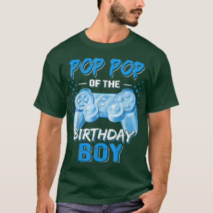 Pop Pop des Geburtstagsspiels "Junge Matching Vide T-Shirt