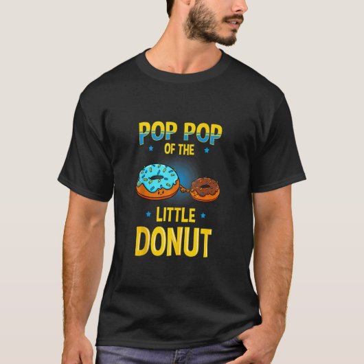 Pop Pop des kleinen Donut-Geschlechts offenbaren B T-Shirt (Vorderseite)