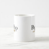 Pop-Pop Est 2008 Kaffeetasse (Mittel)