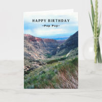 Pop Pop Geburtstag Big Horn Gebirge Wyoming Card