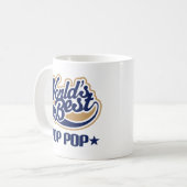 Pop-Pop-Geschenk Kaffeetasse (Vorderseite Links)