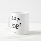 Pop Pop Grand Papa Papa-Tageskaffee Kaffeetasse (Vorderseite Links)