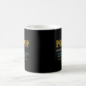 Pop Pop Opa Vatertag Pop-Pop Kaffeetasse (Mittel)