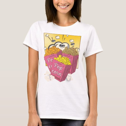 Pop Pop Popcorn T-Shirt (Vorderseite)