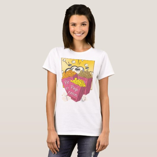 Pop Pop Popcorn T-Shirt (Vorne ganz)