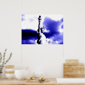 Pop-Poster der Freiheitsstatue Poster (Küche)