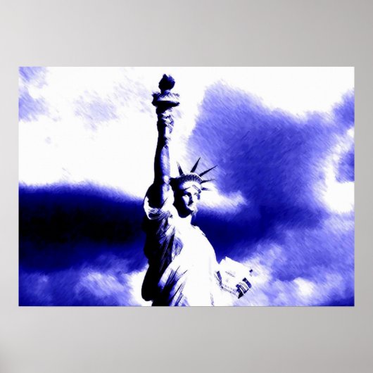 Pop-Poster der Freiheitsstatue Poster (Vorne)