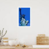 Pop-Poster der Freiheitsstatue Poster (Küche)