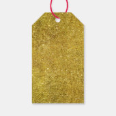 Pop Pour Celebrate Gold Imitate Glitzer Custom Win Geschenkanhänger (Rückseite)