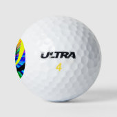 Pop psychedelisch golfball (Logo)