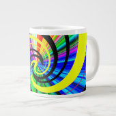 Pop psychedelisch Jumbo-Tasse (Vorderseite Rechts)