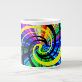 Pop psychedelisch Jumbo-Tasse