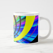 Pop psychedelisch Jumbo-Tasse (Rechts)