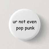 Pop-Punk-Knopf Button (Vorderseite)