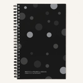 Pop-Punkte-Spiralgestelle Notizblock