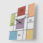 Pop Quadratische Wanduhr (Winkel)