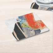 Pop Quirk I Rechteckiger Pappuntersetzer (angewinkelt)