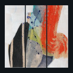 Pop Quirk I Triptychon<br><div class="desc">Pop Quirk I von Jennifer Goldberger. Verschiedene Texturen,  Farben und Formen wurden benutzt,  um ein cooles Stück moderner Kunst zu schaffen. | 161804FN</div>