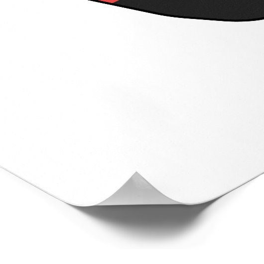 Pop Quiz Funny Soda Pop Puff Poster (Ecke)