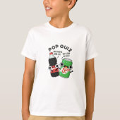 Pop Quiz Funny Soda Pop Puff T-Shirt (Vorderseite)