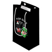 Pop Quiz Funny Soda Pop Pun Dark BG Kleine Geschenktüte (Vorderseite Schrägansicht)