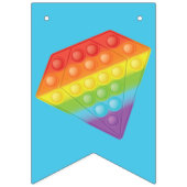 Pop! | Rainbow Birthday Wimpelkette (Dritte Fahne)