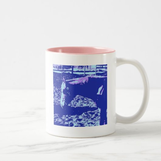 Pop Ranch Zweifarbige Tasse (Rechts)