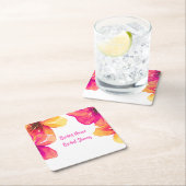 Pop Rechteckiger Pappuntersetzer (Vor Ort)