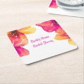 Pop Rechteckiger Pappuntersetzer (angewinkelt)