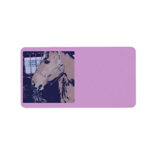 Pop Reiten Adressaufkleber