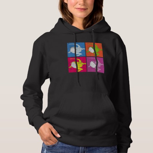 Pop Reptile Animal Pet Eigentümer Lizard Bartard D Hoodie (Vorderseite)