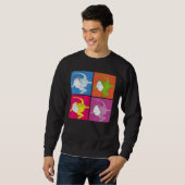Pop Reptile Animal Pet Eigentümer Lizard Bartard D Sweatshirt (Vorne ganz)
