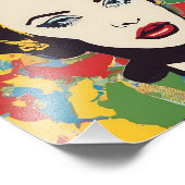 Pop Retro Kunstvoll wandern Fotodruck (Ecke)