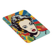 Pop Retro Kunstvoll wandern Magnet (Rechte Seite)