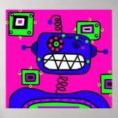 Pop Robot Poster (Vorne)