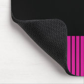 Pop - Rosa, Lila, blau und schwarz Mousepad (Ecke)