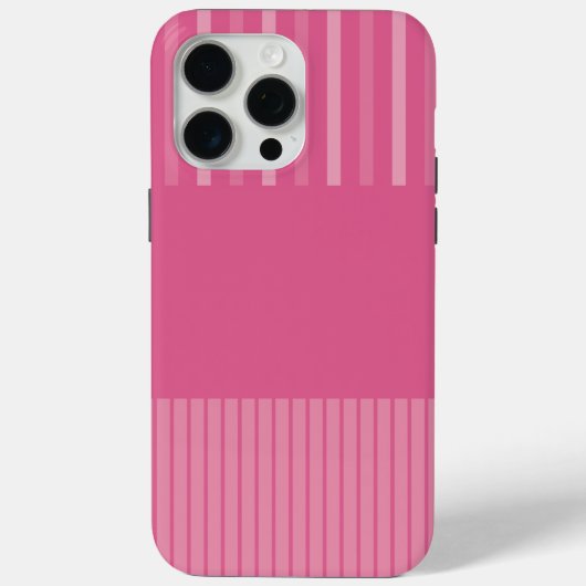 Pop - Rosa Streifen Case-Mate iPhone Hülle (Rückseite)