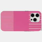 Pop - Rosa Streifen Case-Mate iPhone Hülle (Rückseite (Horizontal))