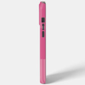 Pop - Rosa Streifen Case-Mate iPhone Hülle (Rückseite / Links)