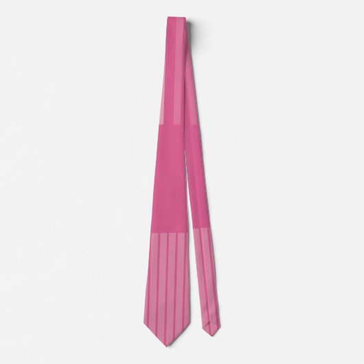 Pop - Rosa Streifen Krawatte (Vorderseite)